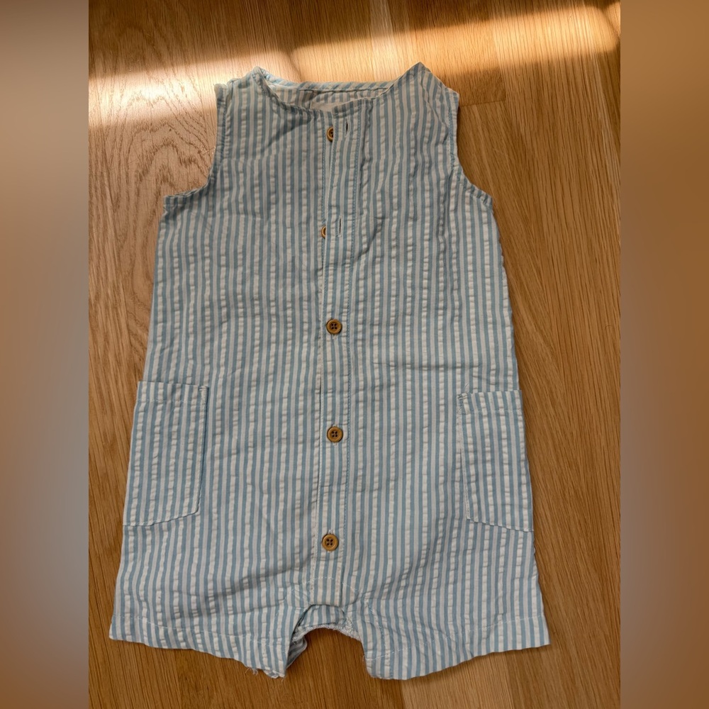 Seersucker Romper